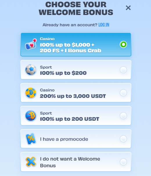 OnlySpins bonuses for registering at a casino in New Zealand 